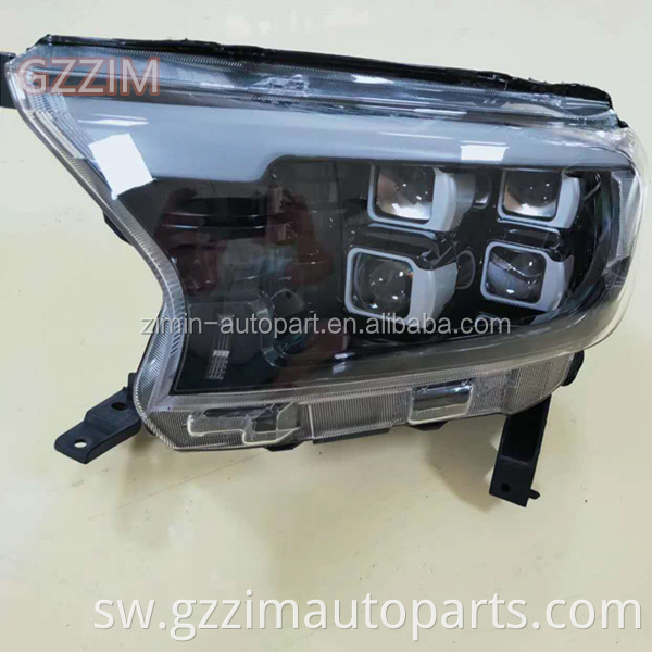 New arrival high quality 4 eye LED HeadLight For Everest Ranger T7 T8 2015 - 2018